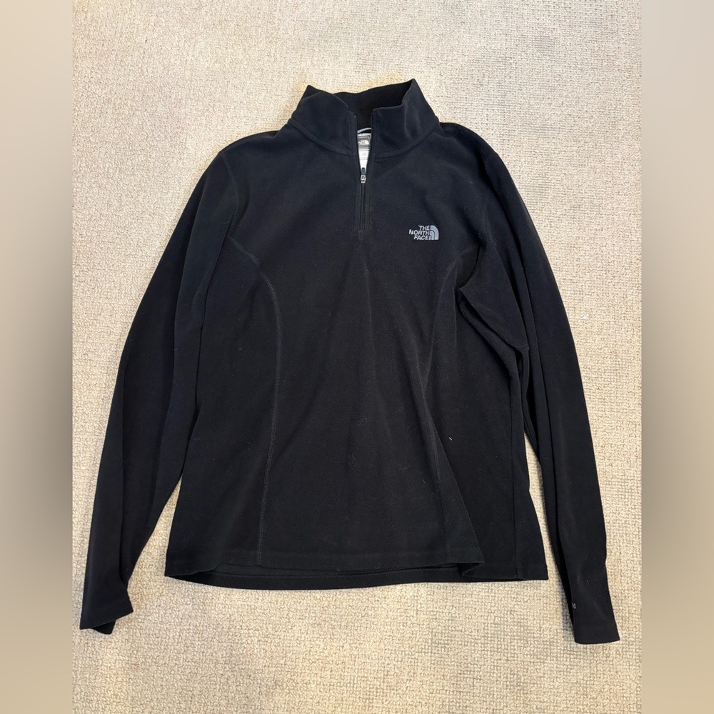 The North Face Black Women's Quarter-Zip Fleece Pullover